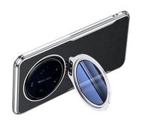 Plating Case for Xiaomi 17 Ultra, Stand Function Camera Protection Case Litchi Texture Business Leather Shell,Black