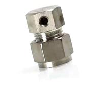 Plating Copper Slide Connector for Atomization System, 3/8-inch,1500PSI 3/16 Single Hole Clog 5pcs