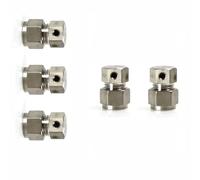 Plating Copper Slip Connector for Misting System, 3/8 inch,1500Psi 3/16 Single Hole Clog 5pcs