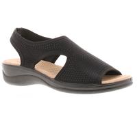 Platino Sophia Women's Black & Beige Embellished Wedge Sandals, Size: 3