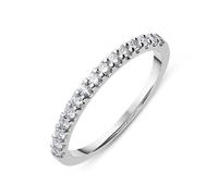 Platinum 0.25ct Diamond Wedding Half Eternity Ring - TITLE Platinum BNN-091