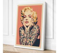Platinum Confidence Pop Art Canvas Wall Art Print 18x12 Inch | Ready to Hang, Gallery Wrapped, Fade-Resistant Inks, Securely Packaged, UK Made