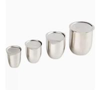 Platinum Crucible with Lid 10-100ml, 99.95% Pure for Lab High-Temperature Use1pc(20ML)