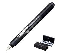 PLATINUM Curidas PKN7000-7F Fountain Pen/F Fine/Retractable/Graphite Smoke Grey/Handmade/with Gift Box/Fountain Pack of 1