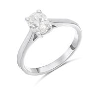 Platinum Diamond Solitaire Engagement Ring - 1.02ct - M/VS1 - H10626