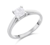 Platinum Diamond Solitaire Engagement Ring - 1.05ct - H/SI2 - H101826