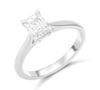 Platinum Diamond Solitaire Engagement Ring - 1.06ct - G/I1 - H101740