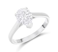 Platinum Diamond Solitaire Engagement Ring - 1.52ct - Certificated - H1583