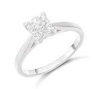 Platinum Diamond Solitaire Engagement Ring - 1.5ct - I/SI2 - H15100