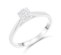 Platinum Diamond Solitaire Engagement Ring - 52pts - M/SI2 - H051178