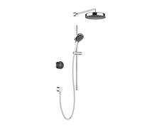 Mira Showers Platinum Digital Smart Shower Chrome - Dual Outlet Rear Fed - Pumped for Low Pressure Gravity Supply LP - 1.1981.005