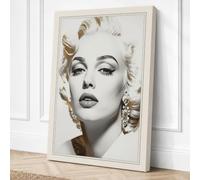 Platinum Elegance Vintage Canvas Wall Art Print 18x12 Inch | Ready to Hang, Gallery Wrapped, Fade-Resistant Inks, Securely Packaged, UK Made