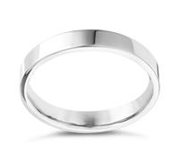 Platinum Extra Heavy Flat Court 2mm Ring