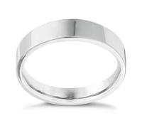 Platinum Extra Heavy Flat Court 8mm Ring