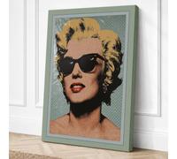 Platinum Icon Pop Art Canvas Wall Art Print 18x12 Inch | Ready to Hang, Gallery Wrapped, Fade-Resistant Inks, Securely Packaged, UK Made