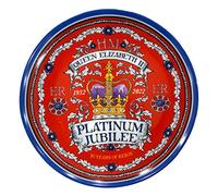 Platinum Jubilee 2022 Commemorative Plate Queen Elizabeth II Memorabilia Souvenirs Decorations (By LILAJ) (20 cm)