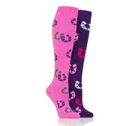 Platinum Junior Mediumweight Horsehoe Socks - Warwick - Light Pink - Size: One Size