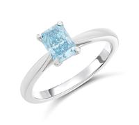 Platinum Lab Grown Certificated Fancy Blue Diamond - 1.05ct - L90004