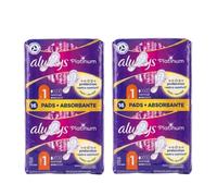 Platinum Normal Size 1 with Always Sanitary Towels with Wings, 16 Pads, Pack of 2, 32Count, Light to Moderate Flow Day Protection