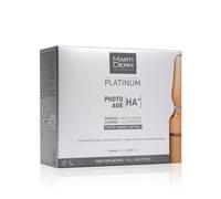 Martiderm Platinum Photo Age Ha+ Ampoules Facial Treatment 10 Units Silver