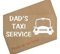 Platinum Place 1 x Dads Taxi Service-Internal Window Sticker-Fun,Self Adhesive Vinyl Sign-Vehicle,Car,Truck,Van,Lorry,Cab,Driving