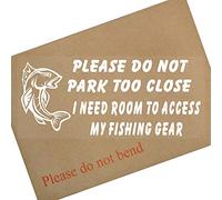 Platinum Place 1 x I Need Room To Access Fishing Gear-Car Window Sticker-Fun Sport,Tackle,Box,Fish,Rod,Carp,Self Adhesive Vinyl Sign