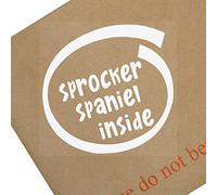 Platinum Place 1 x Sprocker Spaniel INSIDE-Window,Car,Van,Sticker,Sign,Vehicle,Adhesive,Dog,Pet
