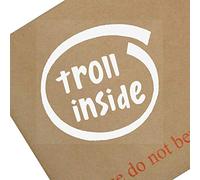 Platinum Place 1x Troll Inside-Window,Car,Van,Sticker,Sign,Vehicle,Face,Meme,Joke,Funny,Joker