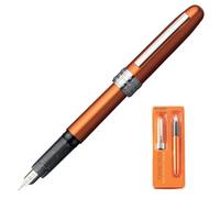 PLATINUM Plaisir PGB-1000#25 Fountain Pen/Nib Thicknesses: Fine/Colour: Nova Orange/Handmade/Plastic Packaging/Fountain Pen
