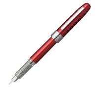 PLATINUM Plaisir PGB-1000#70 Fountain Pen/Nib Size F Fine/Colour: Red/Handmade/Plastic Packaging/Fountain Pen