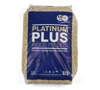 Platinum Plus Wood Pellets 15Kg Bag Certified Enplus A1 Pizza Oven & Biomass Fuel