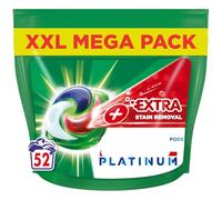 Platinum Pods + Extra Stain Removal 52w - Infused With Platinum Extra Stain Removal Have a Unique Multi-compartment Design That Keeps the Ingredients Stable and Separate Until They Reach the Wash