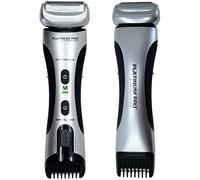 PLATINUM PRO by MANGROOMER - New Body Groomer Ball Groomer and Body Trimmer with Lithium Max Battery Bonus Extra Foil and Storage Case! (Generation 8.0)