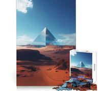 Platinum Pyramid Desert 1000 Piece Jigsaw Puzzle for Teenagers Logic Toy Group Play Precision Cut Thoughtful Gift (38x26cm)