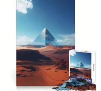 Platinum Pyramid Desert Jigsaw Puzzles 1000 Pieces for Adults Logic Sense Toy Leisure Time Smooth Edge Seasonal Gift (50x75cm)