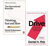 Platkus Books/Canongate Thinking, Fast And Slow By Daniel Kahneman & Drive: The Surprising Truth About What Motivates Us By Daniel H. Pink 2 Books