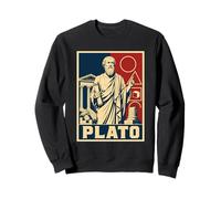 Plato Ancient Greek Philosopher Classical Wisdom Sweatshirt