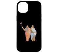 Plato And Aristotle Taking Selfie Funny Greek Philosophy Case for iPhone 14 Plus
