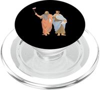 Plato And Aristotle Taking Selfie Funny Greek Philosophy PopSockets PopGrip for MagSafe