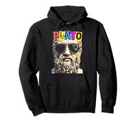 Plato Funny Philosophy Pop Art Portrait Philosopher Pullover Hoodie