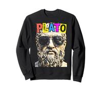 Plato Funny Philosophy Pop Art Portrait Philosopher Sweatshirt