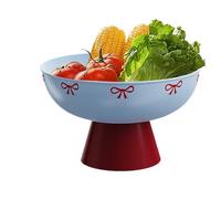 Plato Para Frutas - Decoración De Mesa Creativa Cesta | Bandeja Frutal Con Desagüe De Goteo Para Fiestas Exteriores Camping Cocina Picnic Comedor Rústico