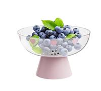Plato Para Frutas - Decoración De Mesa Creativa Cesta | Bandeja Frutal Con Desagüe De Goteo Para Fiestas Exteriores Camping Cocina Picnic Comedor Rústico