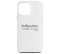 Plato Quote On Men - Attic Greek - Classical Philosophy Case for iPhone 13 Pro Max