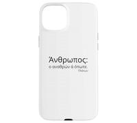 Plato Quote On Men - Attic Greek - Classical Philosophy Case for iPhone 15 Plus