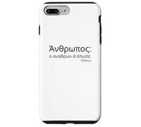 Plato Quote On Men - Attic Greek - Classical Philosophy Case for iPhone 7 Plus/8 Plus