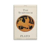 Plato Symposium Book Cover Canvas Poster Wall Art Poster Suitable for Room Aesthetics And Decoration Bedroom And Living Room Unframe-style 12x18inch(30x45cm)