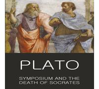 Plato Symposium & The Death of Socrates Paperback Book in White Plato White