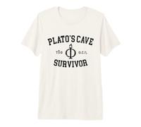 Plato's Cave Survivor Plato's Cave Parable Philosophy Premium T-Shirt