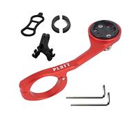 PLATT Bike Computer Mount for Wahoo Elemnt,Aluminum Alloy Bicycle Wahoo Elemnt Mount Compatible with 31.8mm 25.4mm Handlebar(Red)